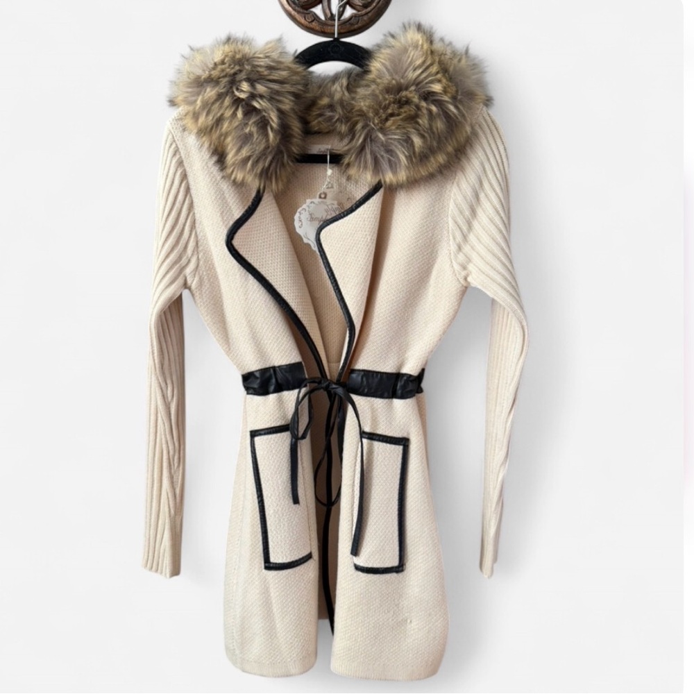 Simply couture NWT sweater coat S
